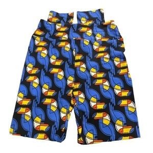Lularoe Pelican Black Blue Soft Butterly Leggings One Size NWOT #6076